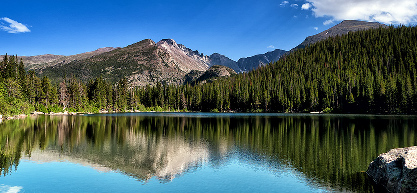 Bear Lake dans le parc national de Rocky Mountain.