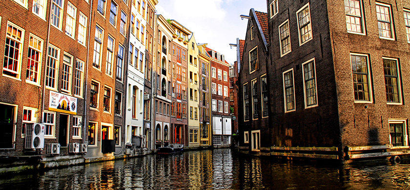 Amsterdam et ses canaux.